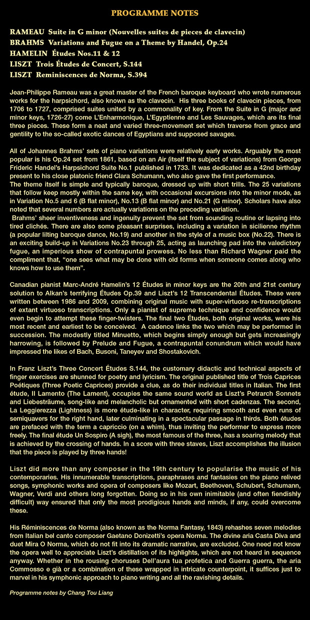 programme notes